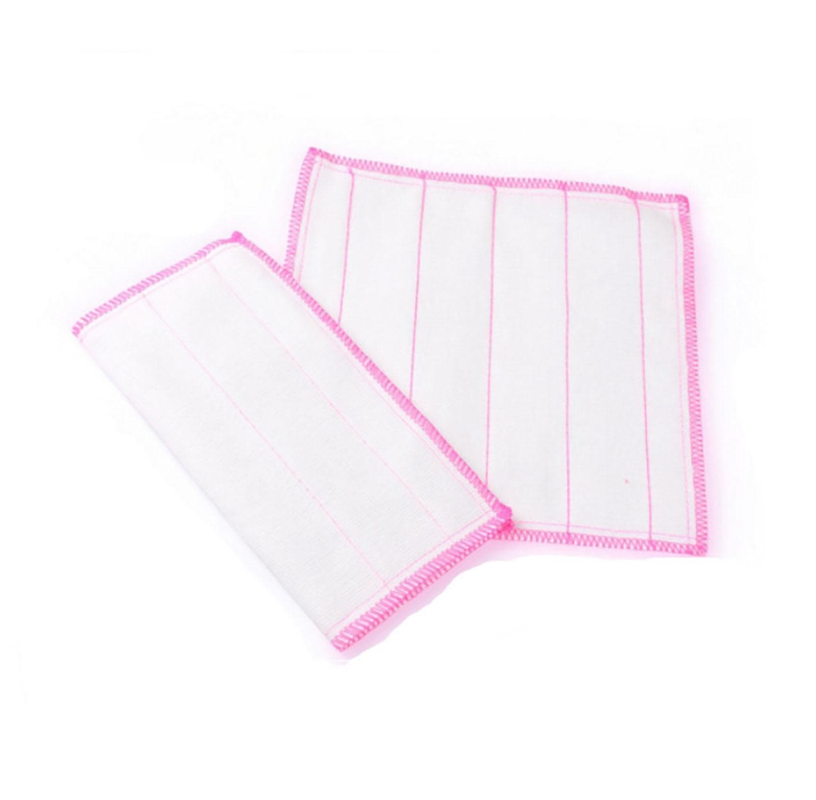 Dishwashing Cloth 5 Layers Oil Absorbing Deep Cleansing Reusable Cotton Kitchen Dishcloths for Home 30 X 30cm / 11.8 X 11.8in