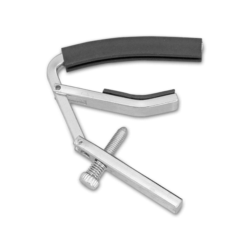 Guitar Capo Professional Acoustic Guitar Capo Bottom Support Type Built-in Rubber Pad Metal Guitar black