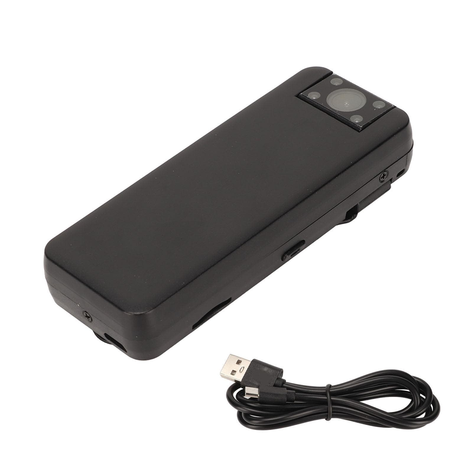 Mini Body Camera HD 1080P Night Vision Wearable Back Clip Portable Body Camera for Outdoor Car Bike