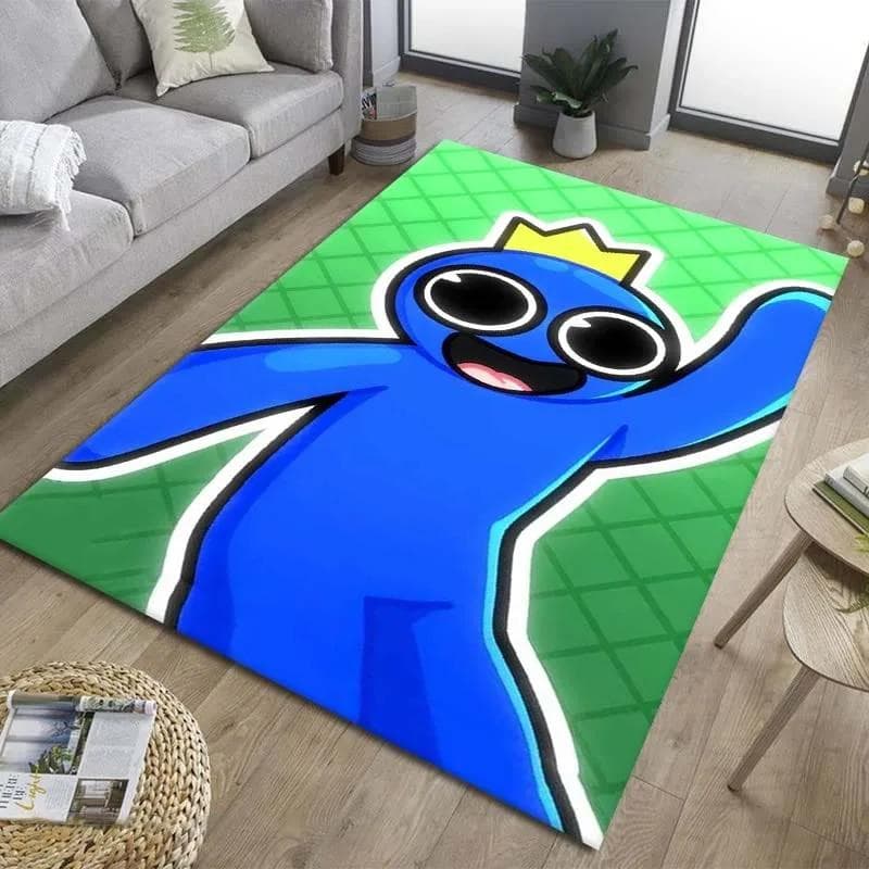 Horror Game R-Rainbow Friends Cartoon Area Rug,Carpet for Home Living Room Bedroom Sofa Doormat Decor,kids Non-slip Floor Mat 60cm x 90cm