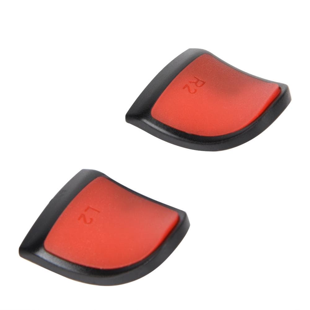L2 R2 Extended Grips Soft Touch Controller Extenders Buttons Extension Trigger for PS4(Red) red