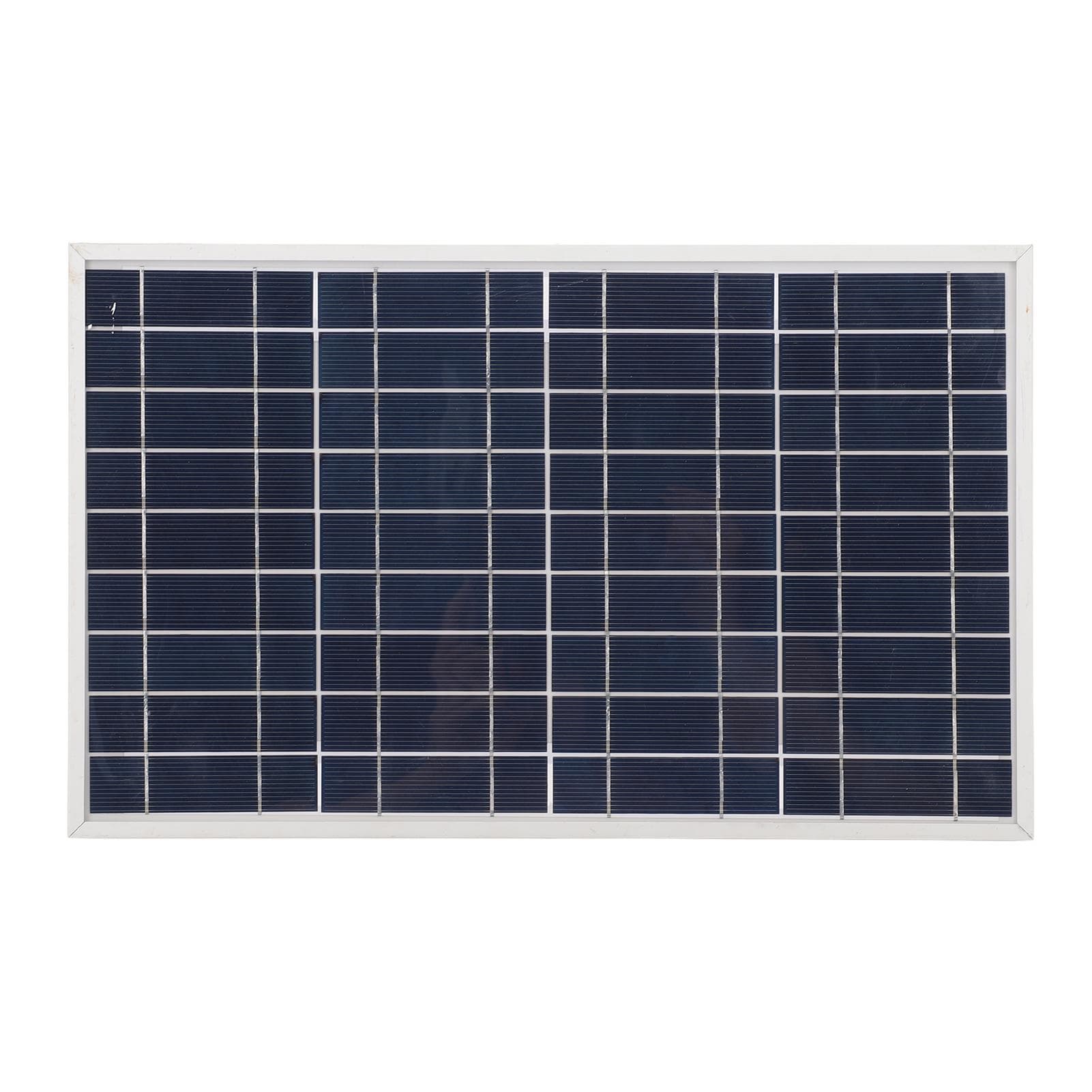 30W 12V Solar Panel Charger IP65 Water Resistant Built in Alligator Clips for Outdoor Camping