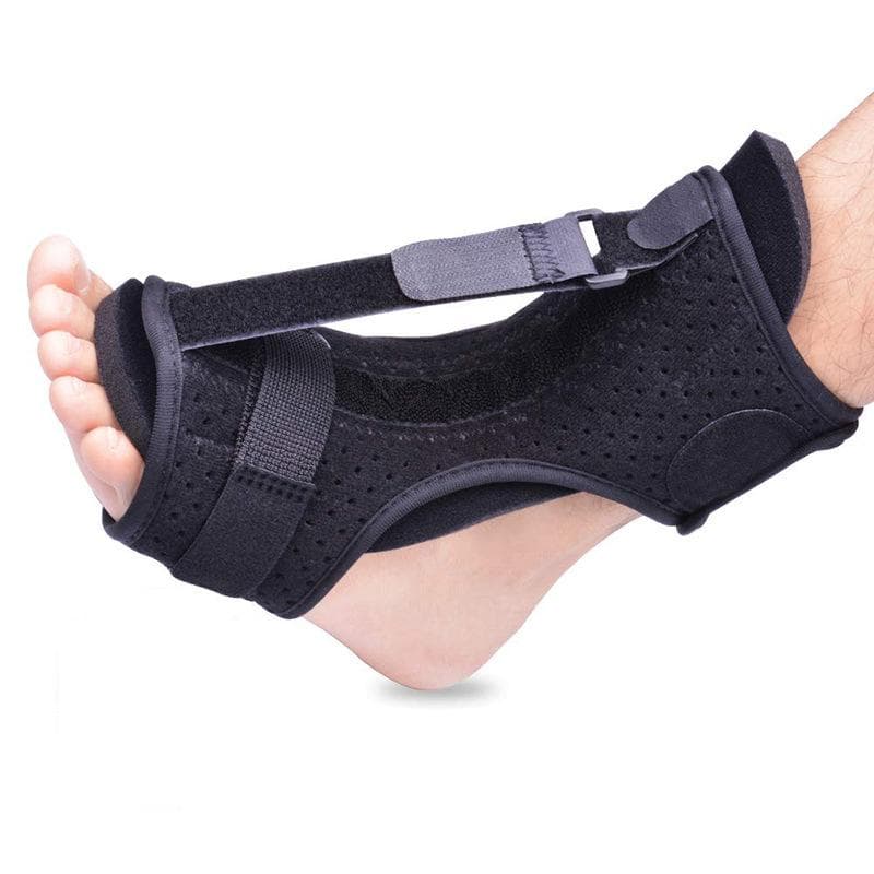 1 Pcs Compression Foot Drop Orthosis Varus Orthosis Plantar Fascia Rehabilitation Fixed Foot Rest Socks Adjustable Supporting black