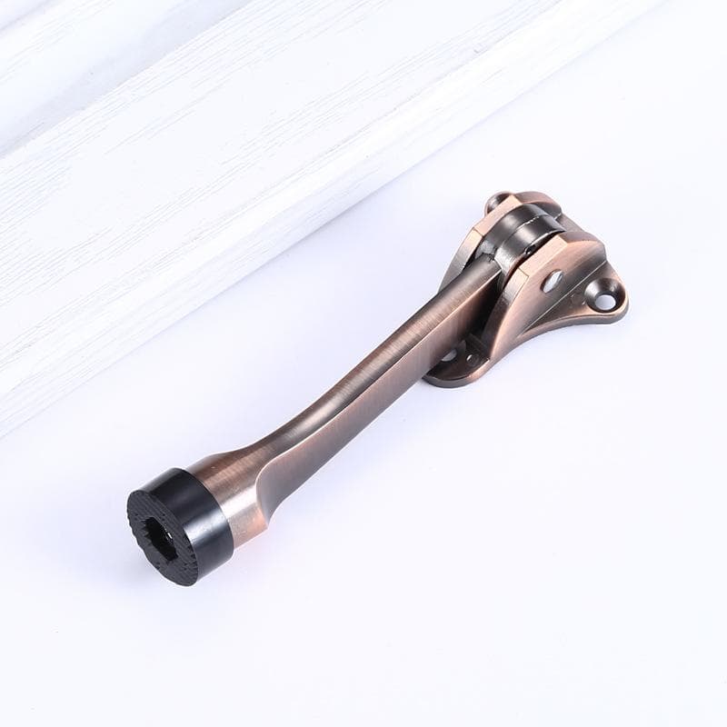 Kick Down Door Stop Door Stopper Foot-Operated Lever High Quality Non-Slip Rubber Home Door Hardware copper