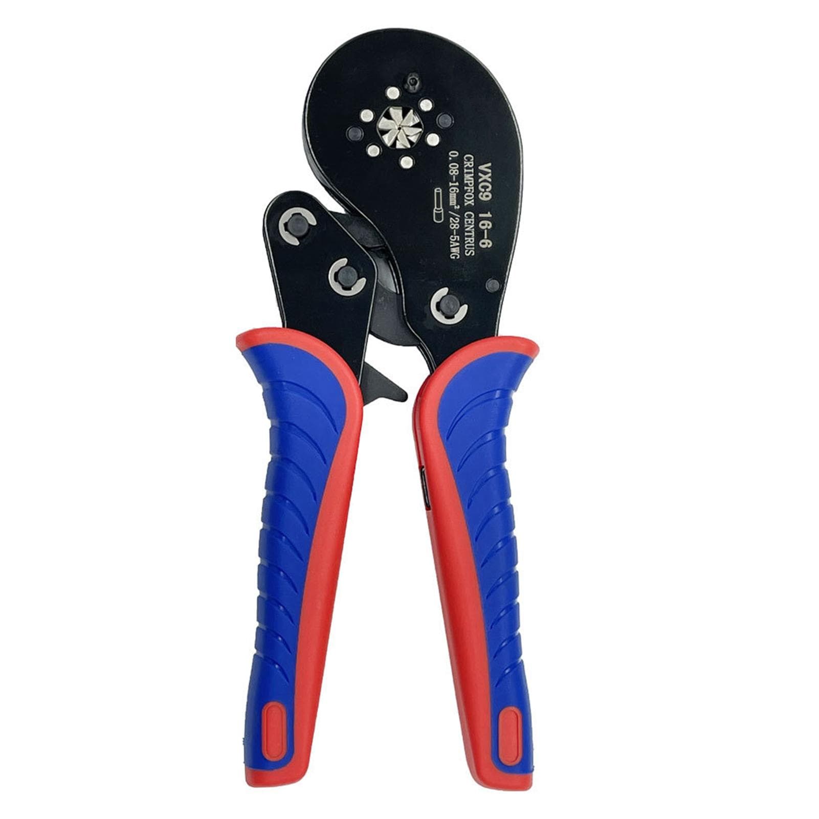 Tubular Terminal Crimping Tool 0.08-16mm2 (28-5 AWG ) Multifunction Ratcheting Wire Crimper Pliers multicolour