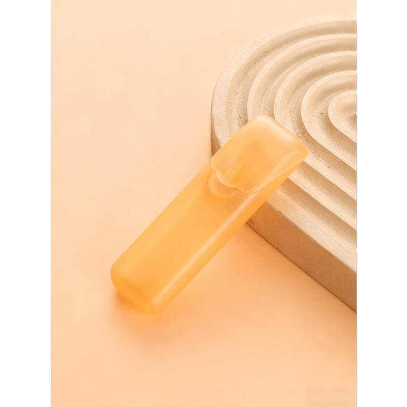 1pcs Portable Toothpick & Floss Case Leak-Proof Travel Pill Organizer With Transparent Lid, Lightweight EDC Storage Dental Floss Box yellow