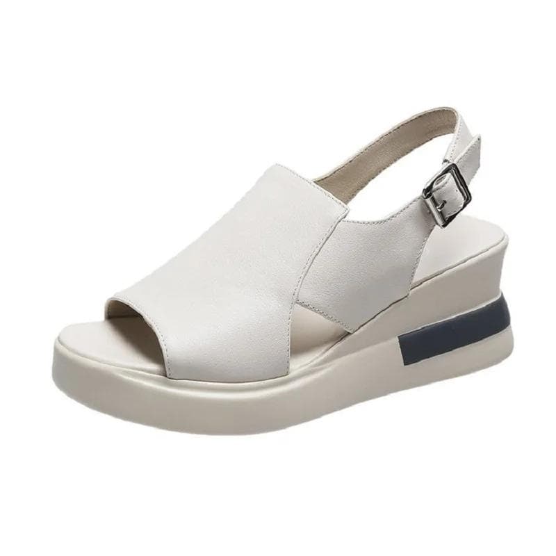 Summer Wedge Platform Sandals Fashion Retro Romen Beach Shoes Ladies Casual Peep Toe Soft Comfortable Sandalias De Mujer 36