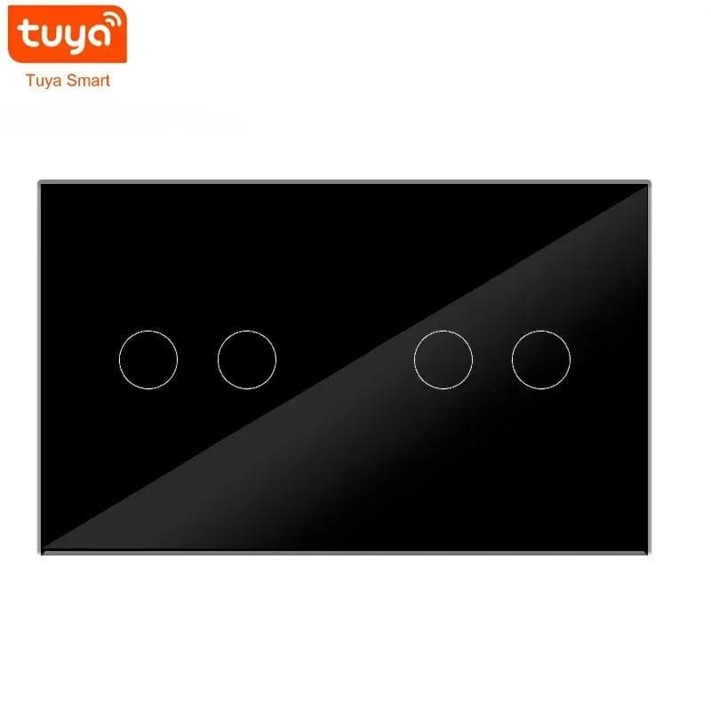 Melery WIFI Tuya Smart 4/5/6 Gang Light Switch Touch Glass Panel Wireless Wall Switch Alexa Google Home Voice Remote Control CHINA