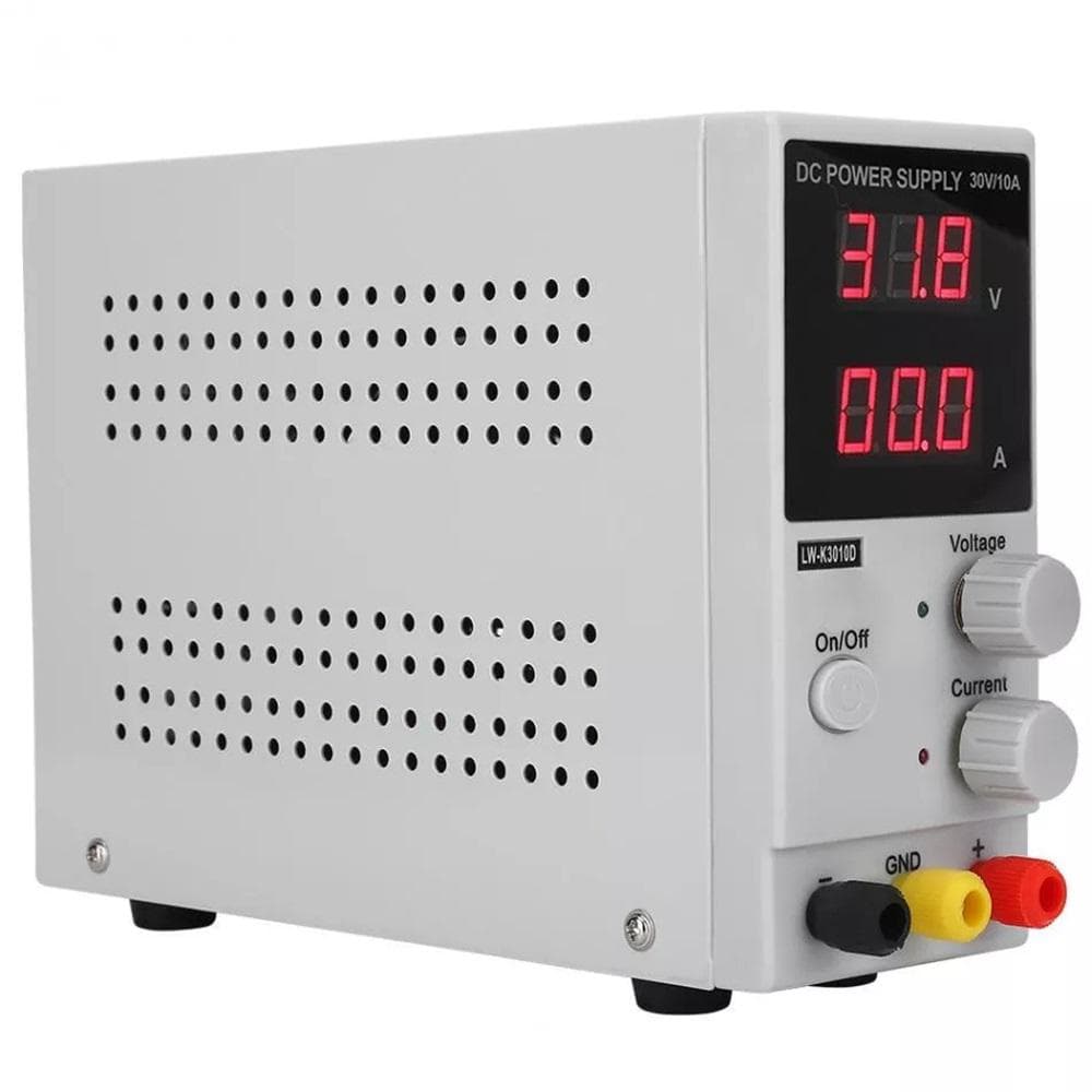 LONG WEI LW-K3010D 110V/220V 30V 10A Adjustable LED Digital Display DC Power Supply Switching US Plug