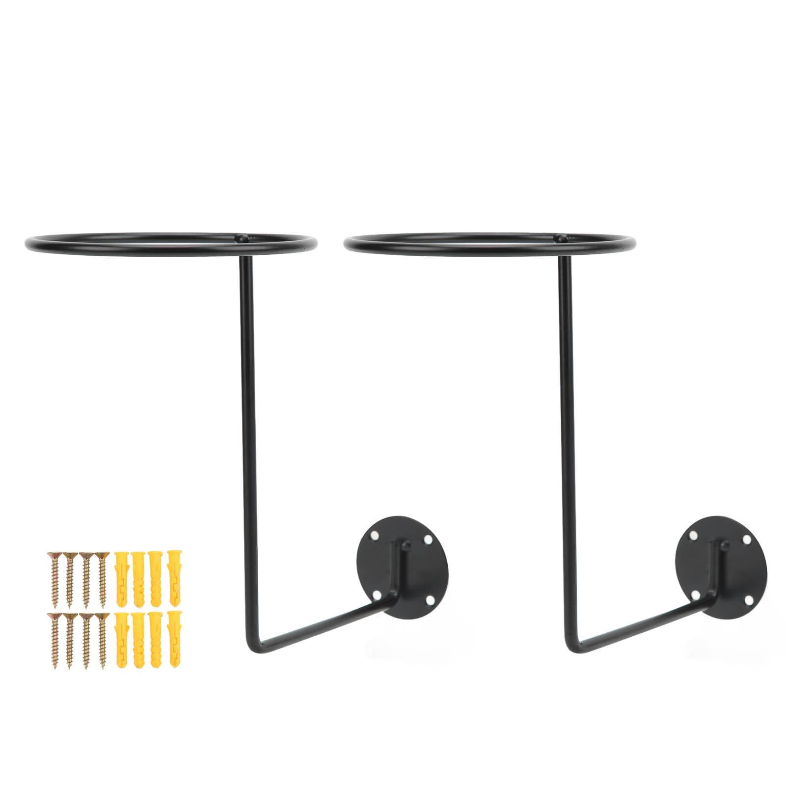 2pcs Motorcycle Helmet Holder Wall Mounted Helmet Display Rack for for Jackets Coats Hats Dancing