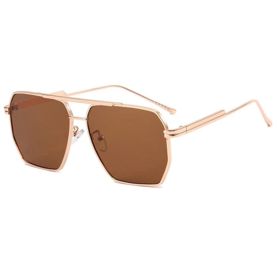 Oversized Square Sunglasses Women Men Luxury Vintage UV400 Black Shield Sunglasses Unisex Fashion Sun Glasses As Picture
