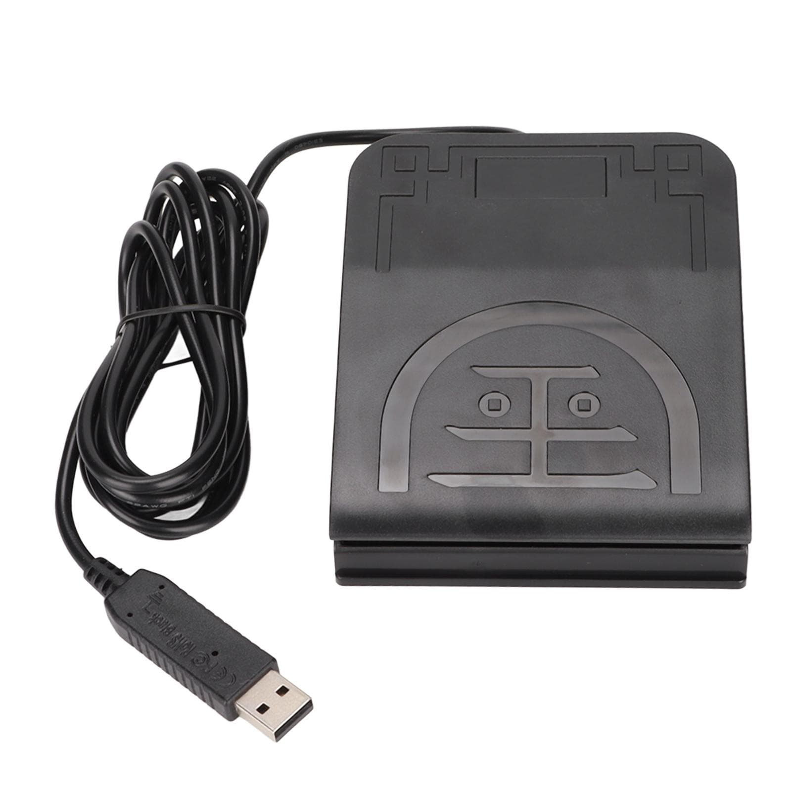 USB Foot Switch Pedal MIDI Controller Ergonomic Design Single Foot Switch Pedal for Instrument