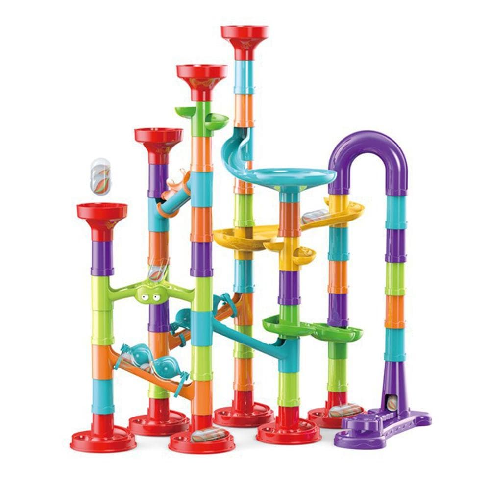 113 Pieces 3D Marble Run Set Construction Building Blocks STEM Learning Games Early Education for 113 Pieces multicolour