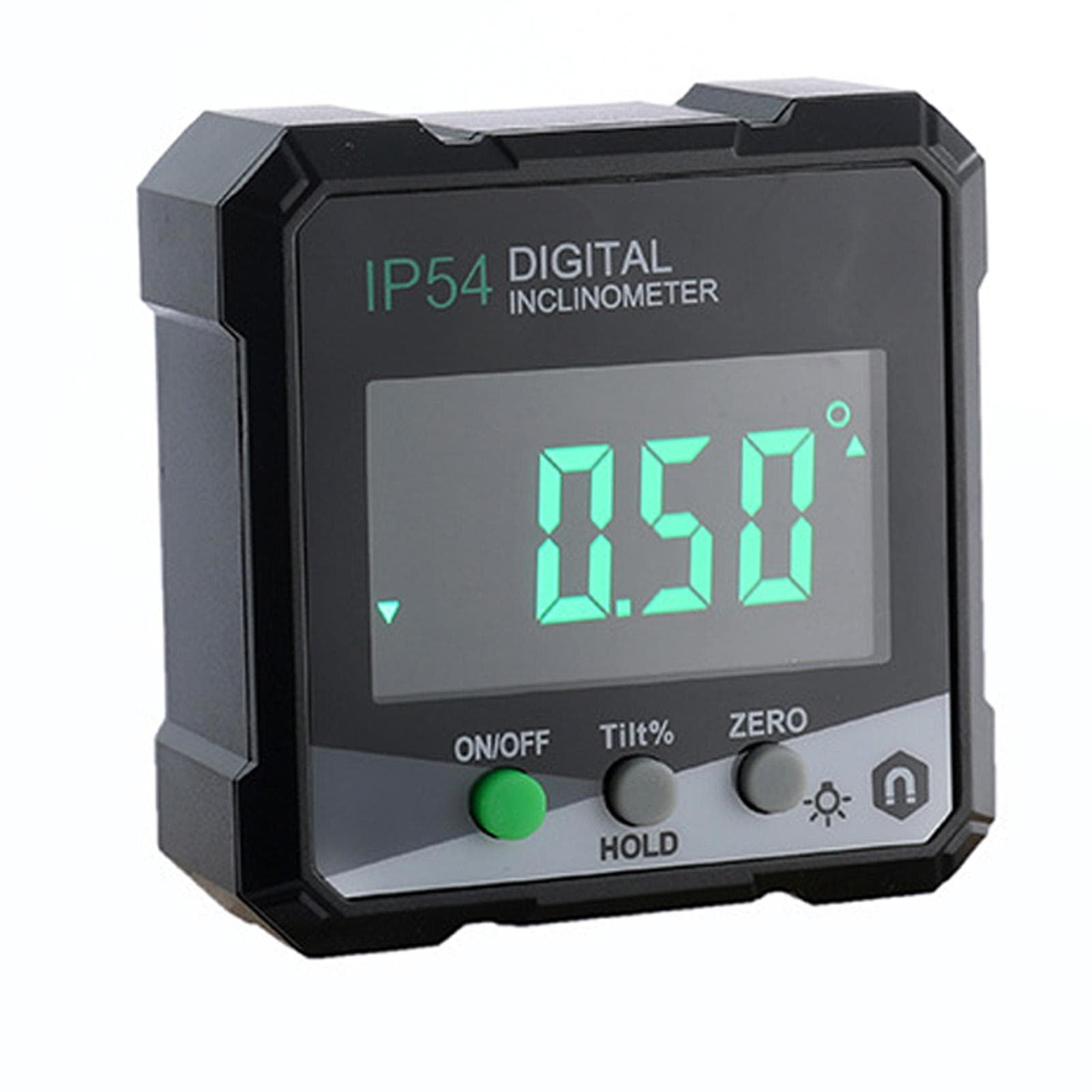 Digital Inclinometer 4x90 degrees Measurement IP54 LCD Screen Magnetic Digital Display Angle Meter Gauge