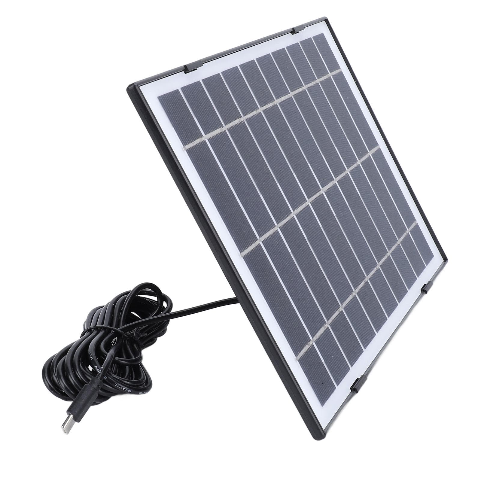 Security Camera Solar Panel Professional Efficient 10W Low Power Type C Dual Bracket Solar Charger