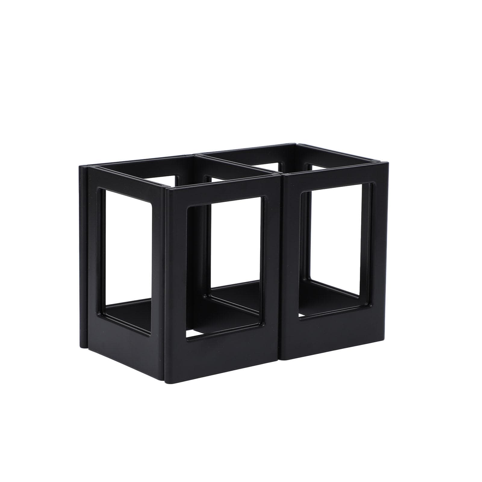 20PCS Magnetic Picture Frame 3 Inch ABS DIY Magnetic Instant Film Photo Frame for Refrigerator Home black white