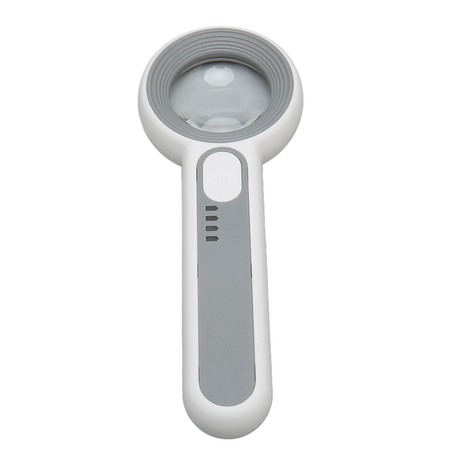 Handheld Magnifying Glass 11X Touch Button Rechargeable 3 Grades LED Lighted Magnifier for Close