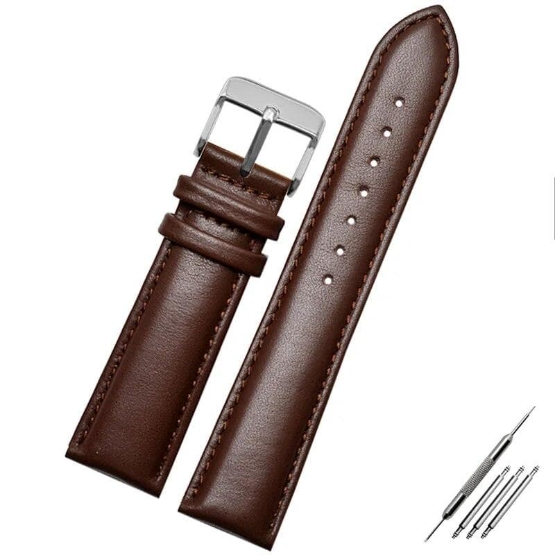 Genuine Leather Watch Strap for Armani Watch Band Ar0382 Ar2447 Ar1970 Men's and Women's Cowhide Watchband Bracelet 20 22mm 14mm