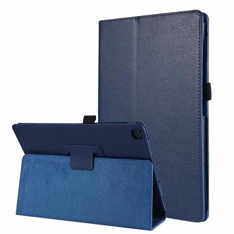 Funda for Tablet Samsung Galaxy Tab A8 2021 Case Folding PU Leather Case for Galaxy Tab A8 A 8 10.5 2021 SM-X200 SM-X205 Cover Tab A8 X200 X205 10.5 in dark blue