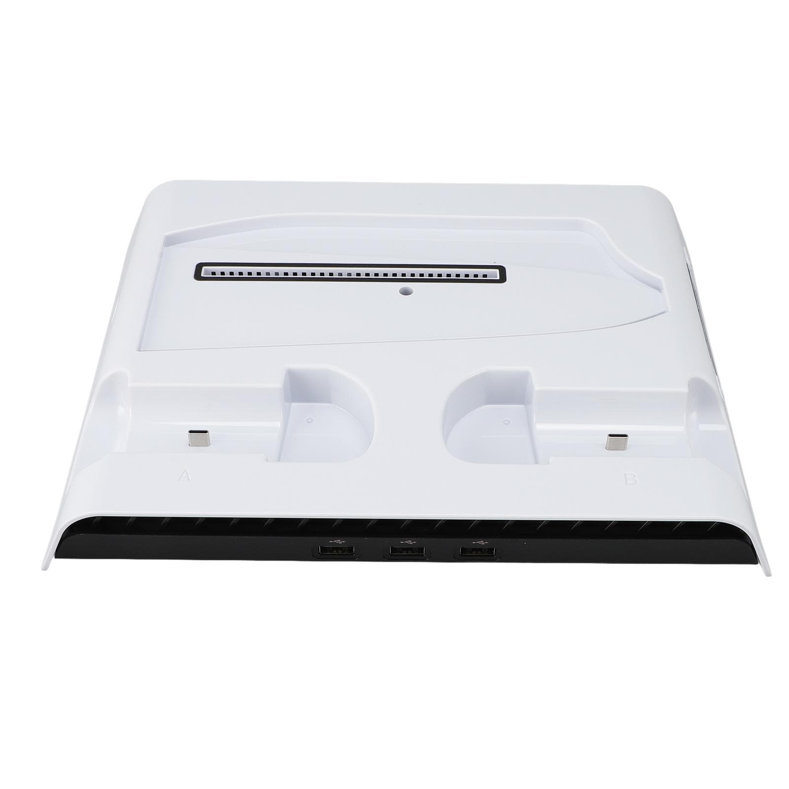 RGB Gaming Console Cooling Station 3 Level Adjustable Cooling Fan Dual Controller Charger Dock With