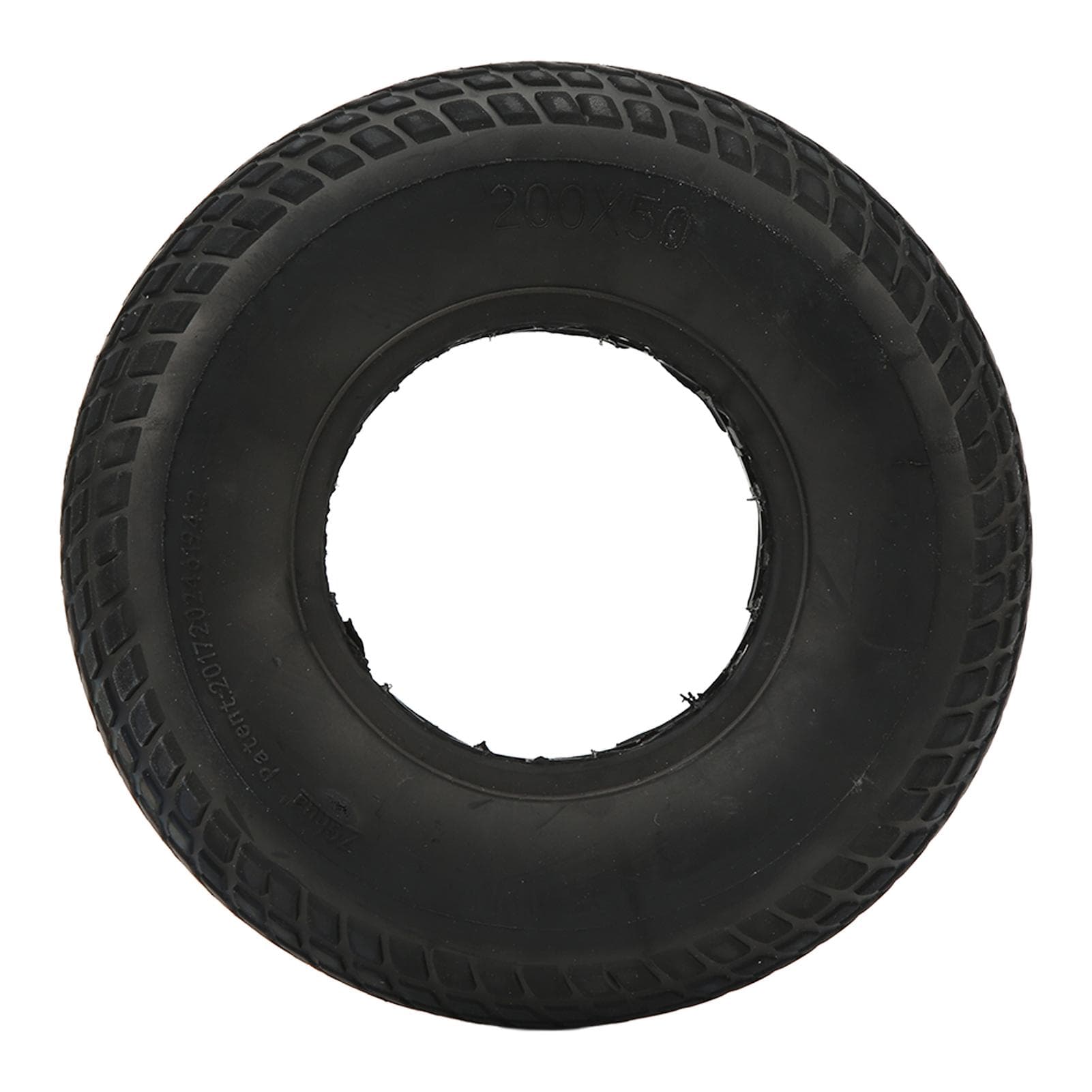 8in Rubber Solid Tires Flat Free Shock Absorption Explosion Proof Electric Scooter Wheel for