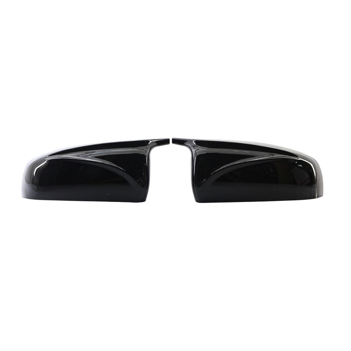 Left and Right Rear View Mirror Cap Cover Glossy Black Replacement for BMW X5 E70 X6 E71 black