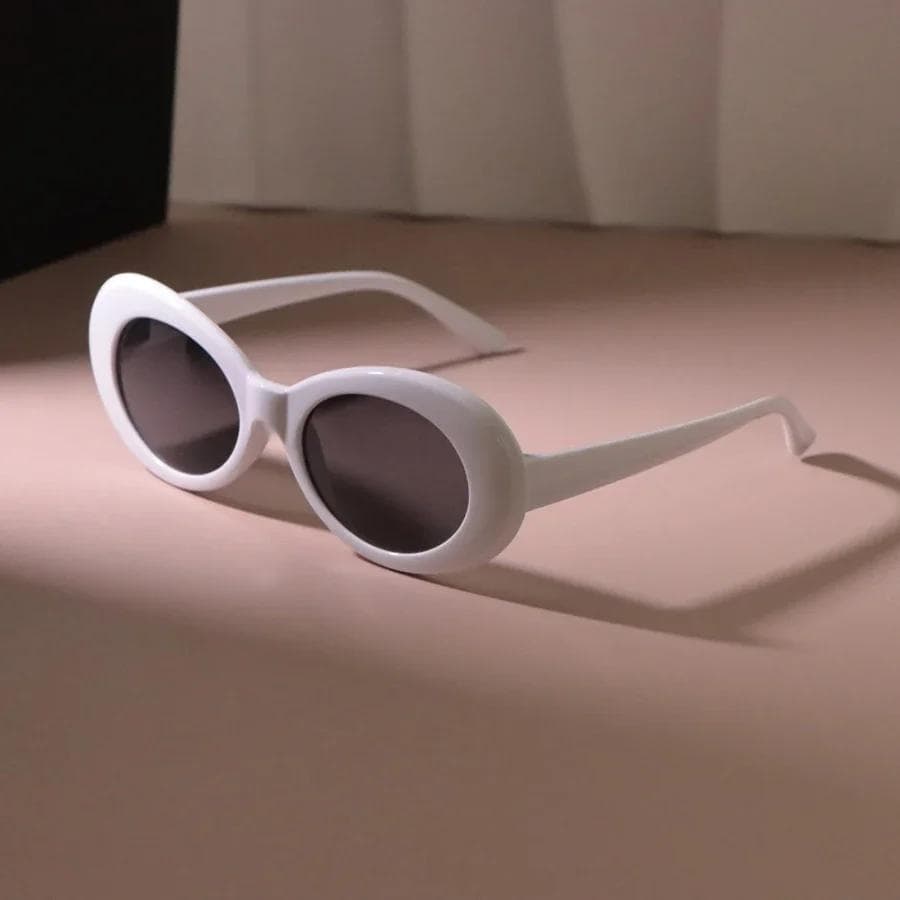 Oval Vintage Sunglasses Women Men Designer Retro Frame Sun Glasses Unisex Driver Shades Mirror Lens UV Protection
