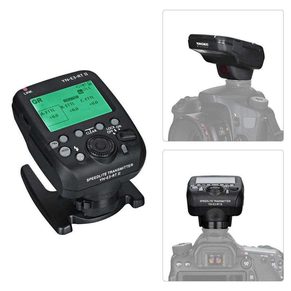 YONGNUO YN-E3-RT II On-Camera Flash Speedlite Transmitter Flash Trigger Compatible for