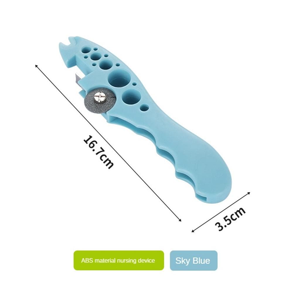 Ampoule Opener Safe And Durable Pink Hospital Grade Bottle Opener Wheeled Notcher Hospital Grade Bottle Opener Opener Blue White blue
