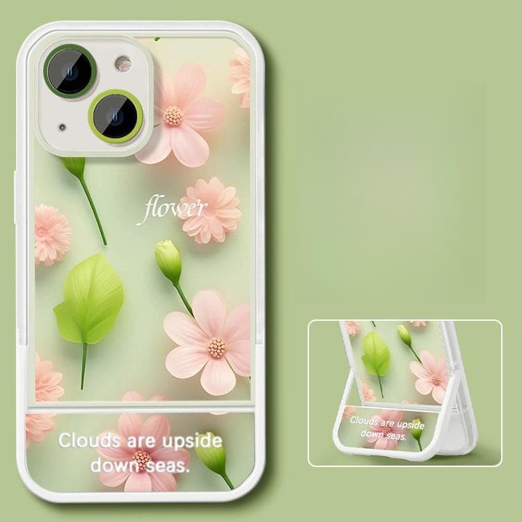 Small Fresh Flower Butterfly Suitable for 16 IPhone Case IPhone 15 Promax Bracket 14 Silicone 13 High-end Sense Huawei Pura 70