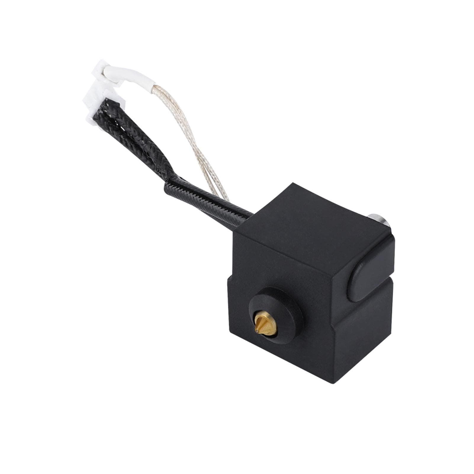 Creality Print Head Kit for Ender-3V3 SE 3D Printer 0.4mm Brass Nozzle Aluminum Alloy Heat Block black