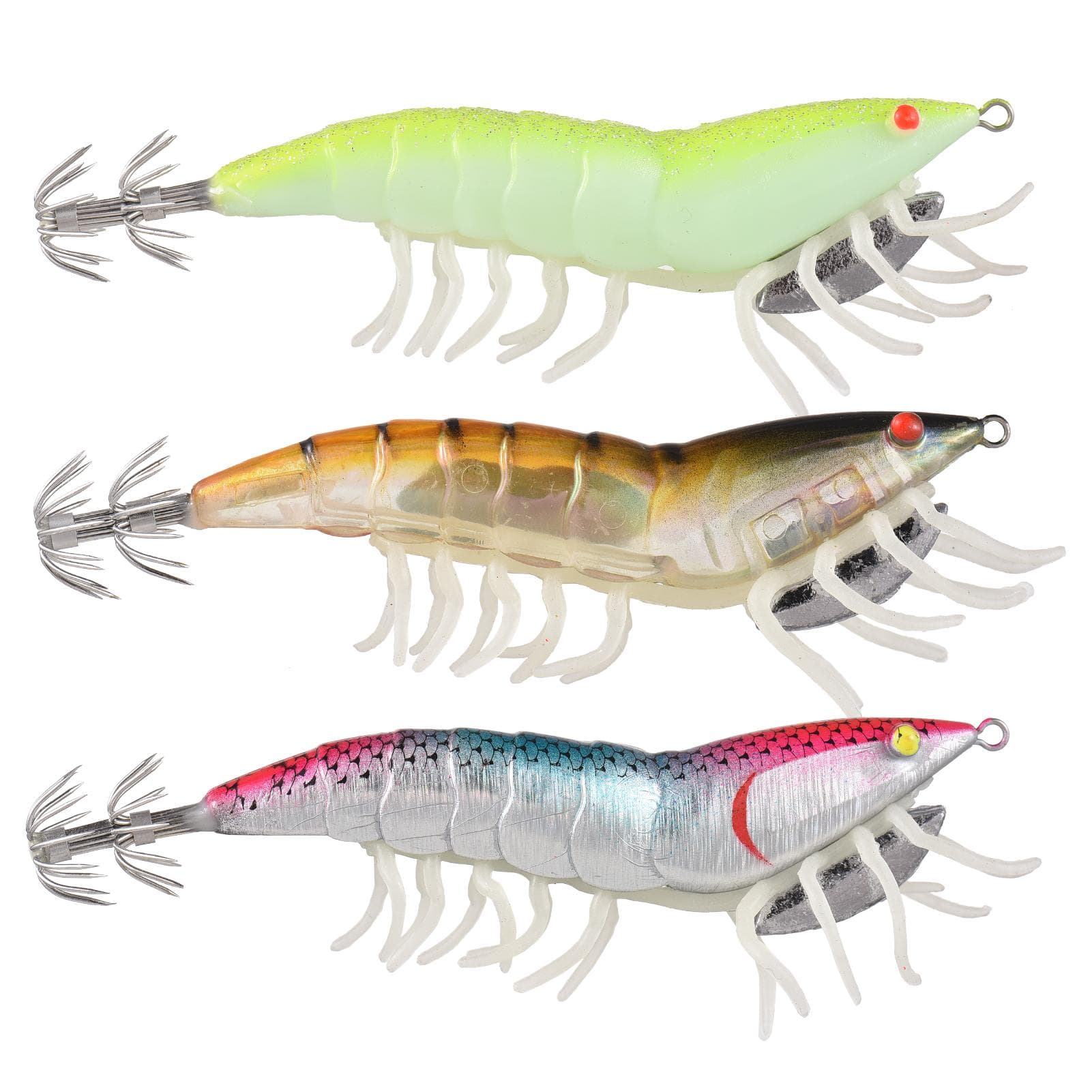 HYBRID Shrimp EGI Lure 115mm/20g For Fishing Squid Jigs Cuttlefish Wobbler Leurre Octopus Calamar Pack of 1