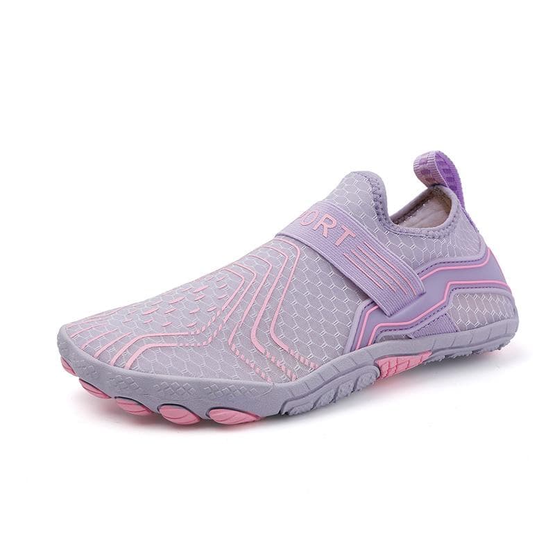 Comfort Breathable Unisex Swimming Water Shoes Non-Slip Sneakers Men Women Diving Beach Shoes Wading Barefoot Shoes Aqua Shoes 39 purple