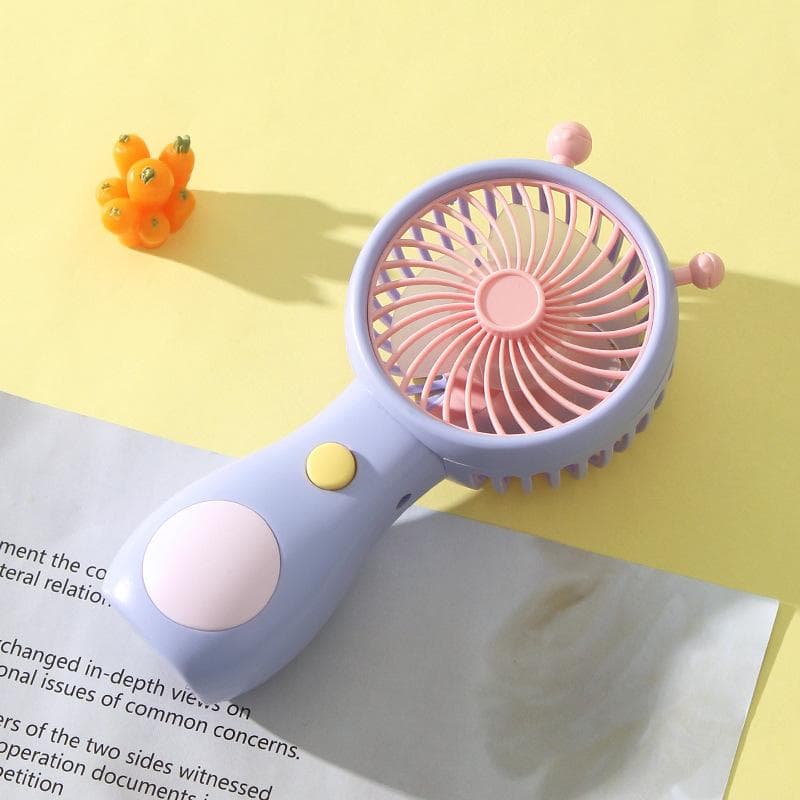 Mini Portable Fan Summer USB Charging Air Condition Handheld Fan Outdoor Camping Home