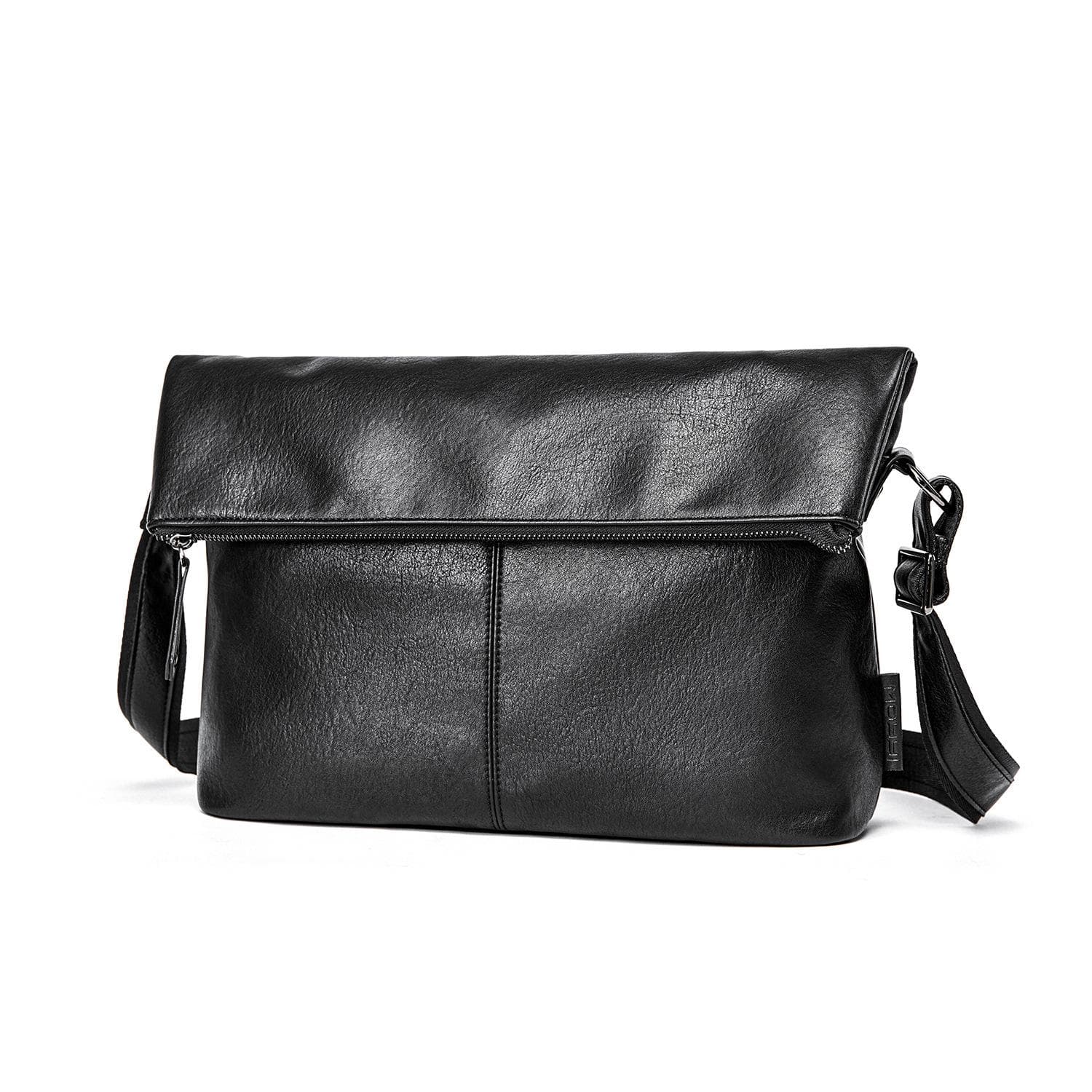 Men's Crossbody Bag, Single-shoulder Bag, Large-capacity Autumn Retro Postman Bag, Men's Backpack for Casual Commuting black