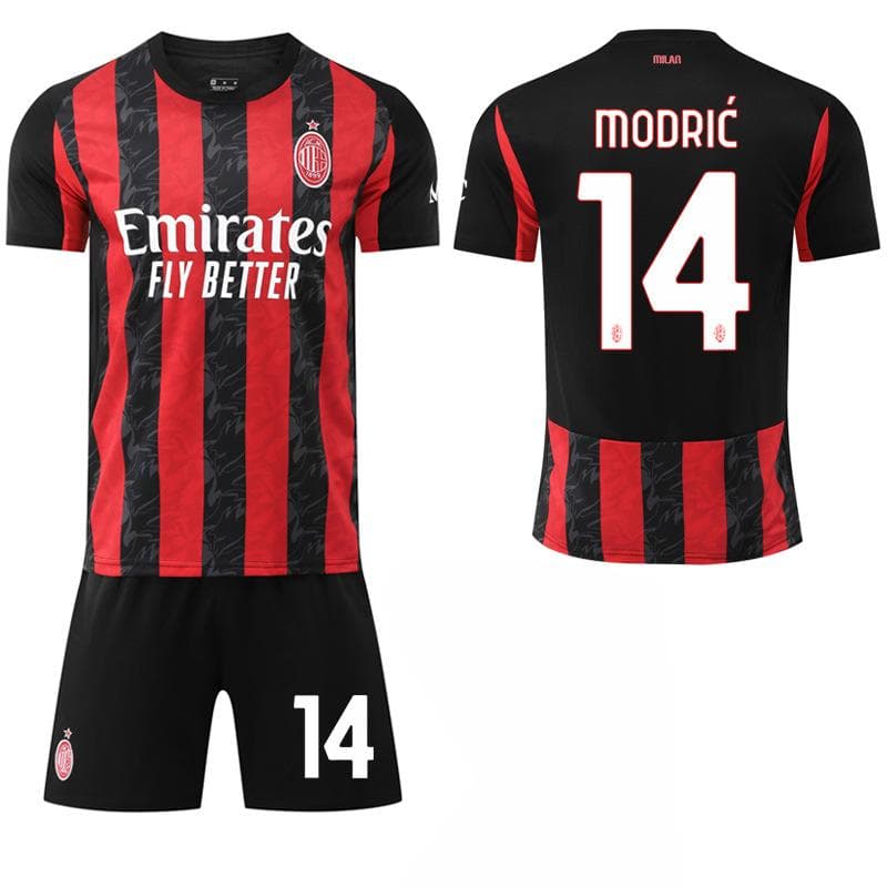 2025-26 AC Milan home jersey #10 Leão #14 Modrić Football Jerseys M