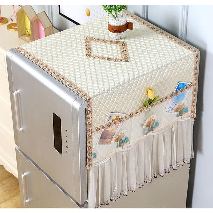 Refrigerator Dust Cover Cloth Single Door and Double Door Refrigerator Cover Household Refrigerator Oil and Dust Cover