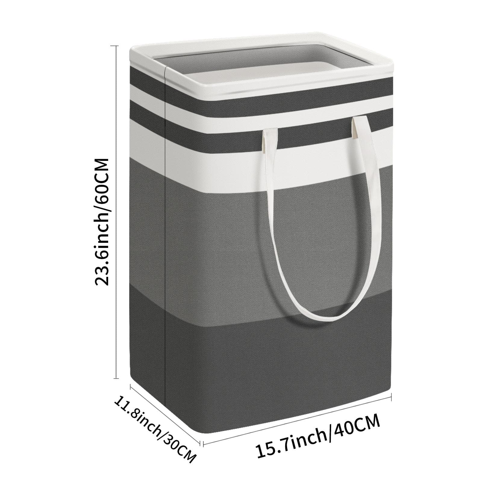 Large Collapsible Laundry Basket 75L Freestanding Clothes Hamper with Easy Carry Handles for Laundry, Bedroom, Dorm, Towels, Toy