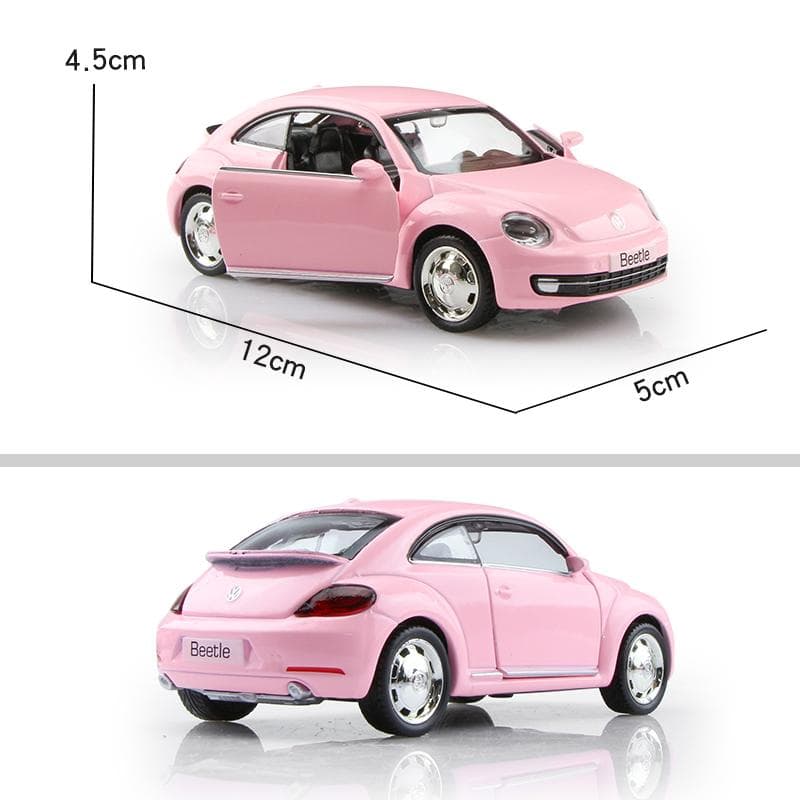 Gifts For Girls Pink Color Series Volkswagen Beetle Bentley McLaren Lamborghini Maserati Benz AMG Nissan GTR Diecasts & Toy Vehicles 1:36 Alloy Model
