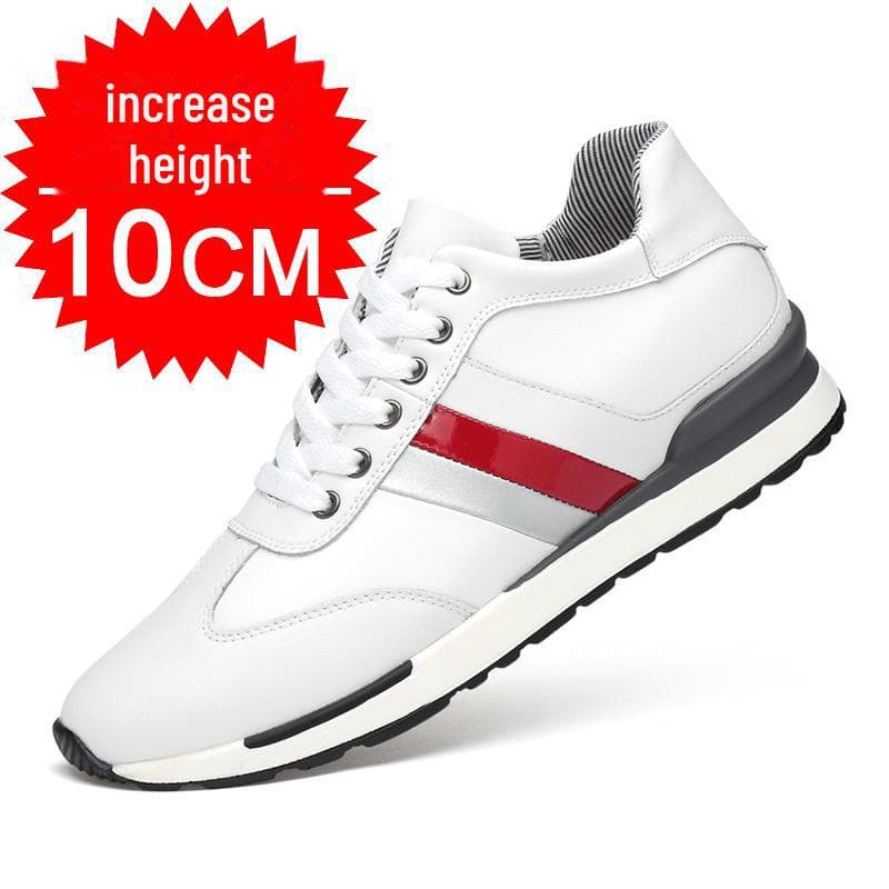Summer Men's 8cm Height-Boosting Breathable Casual Mesh Sneakers 42