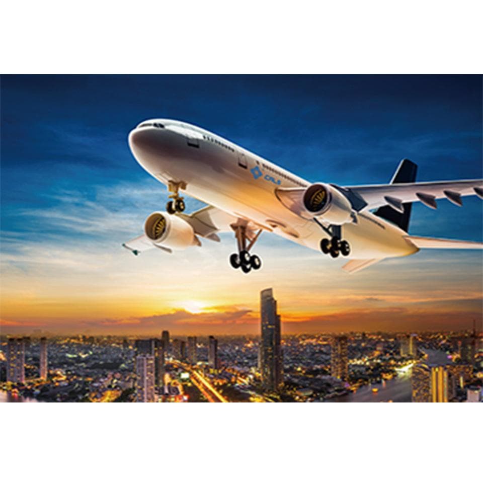 5D DIY Diamond Painting Airplane Rhinestone Picture Full Diamond Embroidery Sky Landscape Mosaic Art Picture Cross Stitch Kit Full Round 50x70CM