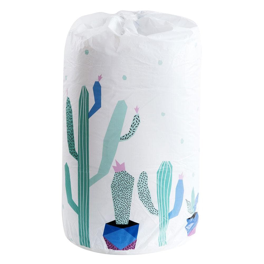 Cylindrical Large Clothes Pillow Blanket Quilt Storage Bags Reusable Drawstring Packing Bag Home