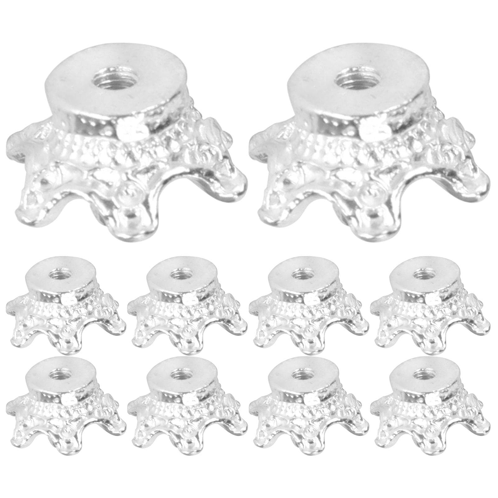 Small Crown Pendant DIY Decorative Bottom Hanging Fashion Vintage Craft AccessoriesSilver silver