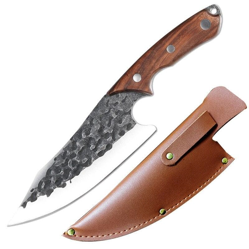 Boning Knives Fishing Cutter Meat Bone Slaughter Cleaver Kitchen Cooking Cutter Butcher Chef's Knife with cover