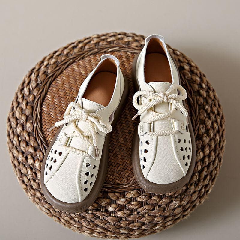 Women Moccasins Leather Shoes Driving Comfort Flats Casual Nurse Loafers Walking Minimalist Summer Maternity Shoes for Woman 39 beige