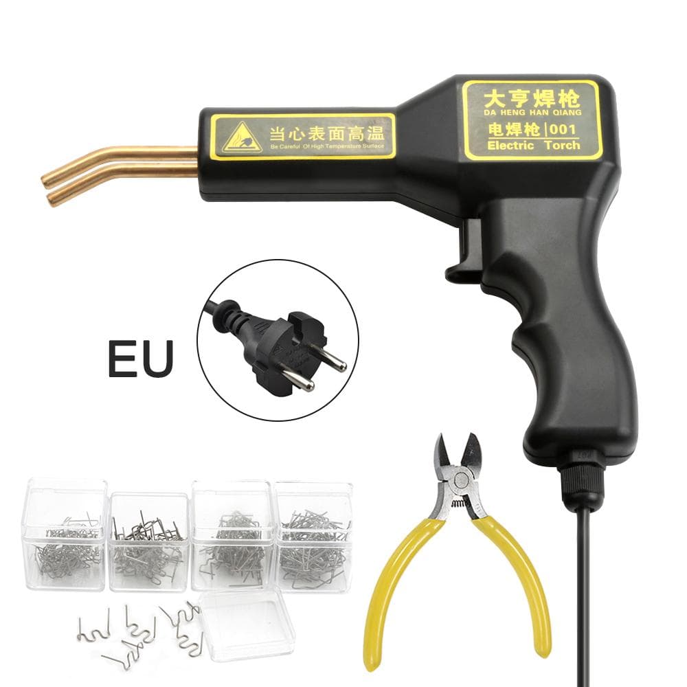 50W Hot Stapler Plastic Welding Machine Car Bumper Repair Kit Welding Repairing Machine Welder Gun Repair EU black