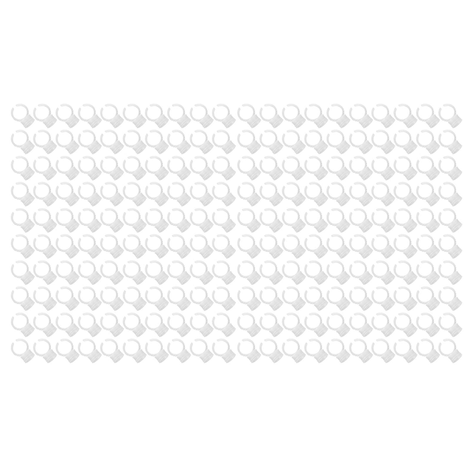Disposable Eyebrow Tattoo Ink Rings Pigments Holder Container Cup Medium Size (200pcs) 200pcs