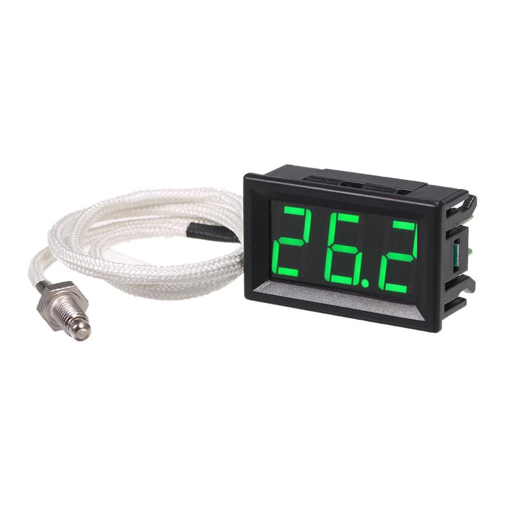 XH-B310 Industrielles digitales Thermometer 12V Temperaturmessgert K-Typ green