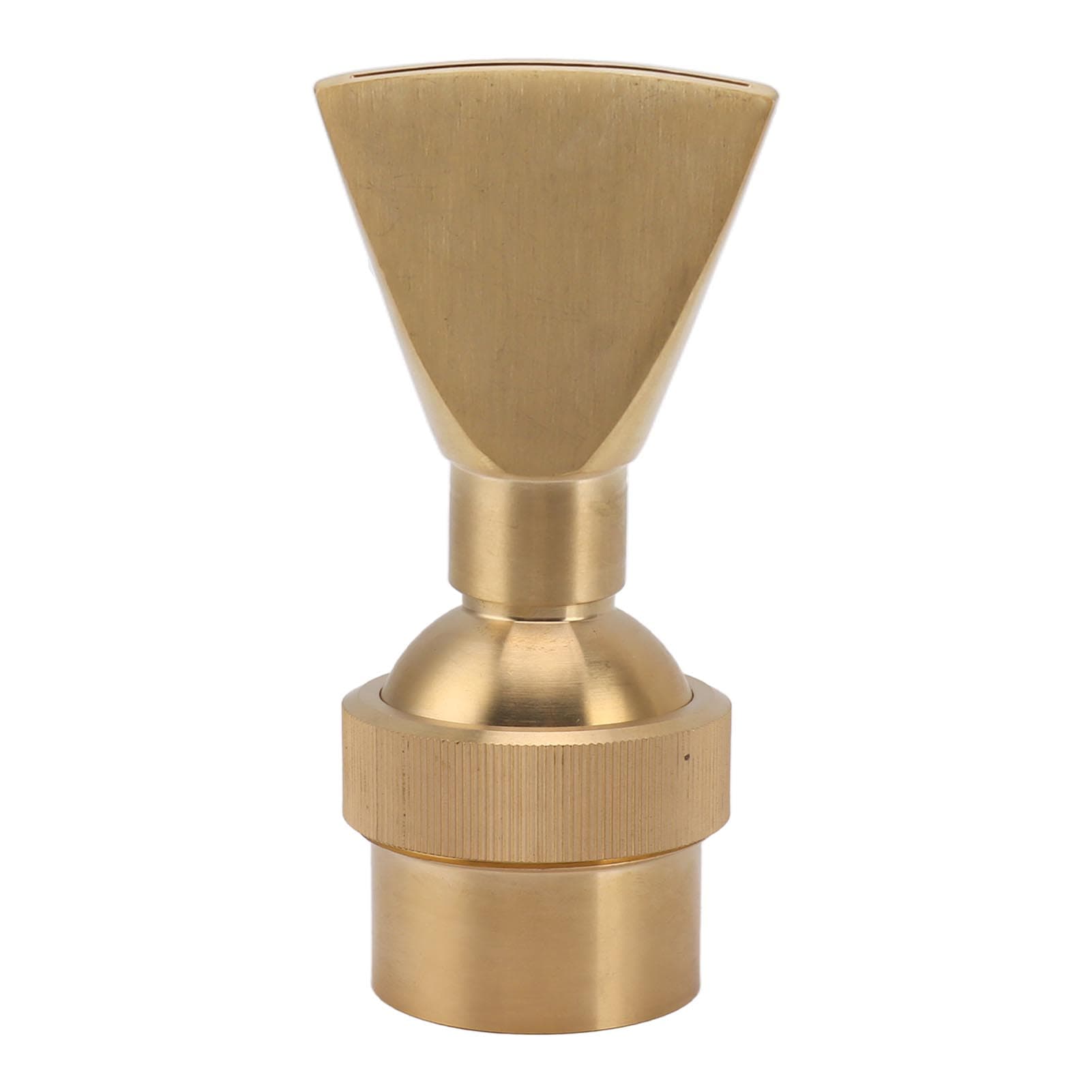 Fan Shaped Fountain Nozzle Copper Adjustable Uniform Water Spray Fan Shaped Fountain Spray Head for