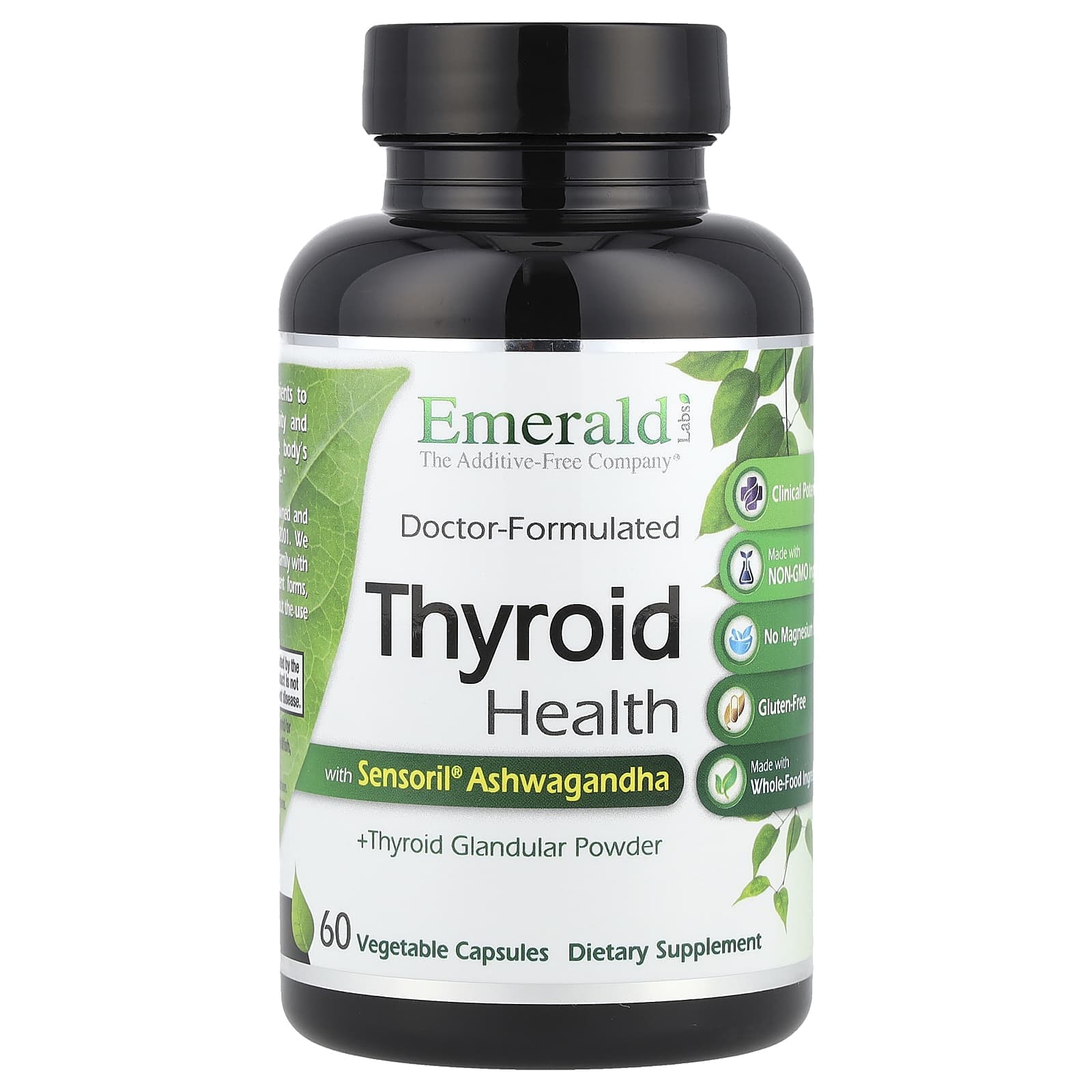 Emerald Laboratories, Thyroid Health, 60 Veggie Capsules